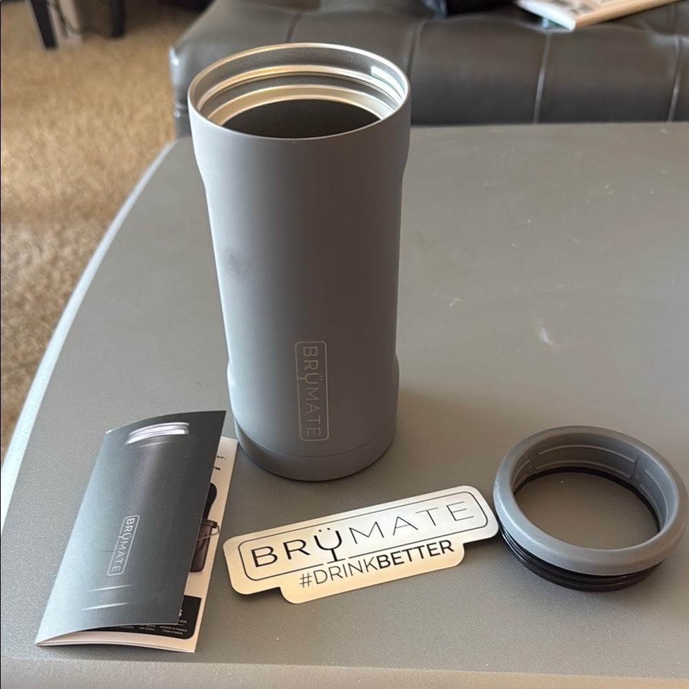 Gray BrüMate Insulated Tumbler